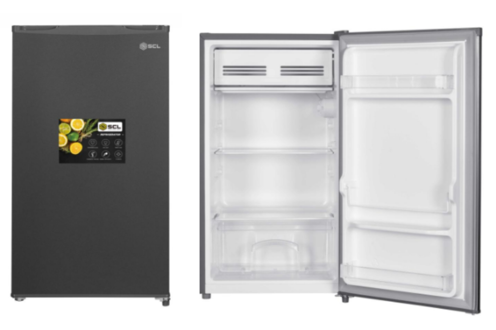 Click to enlarge SCL 90Ltr Single Door Refrigerator Pebble Grey SCL-RSD90PG